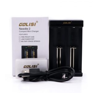 Golisi Needle 2/4 Cargador Baterias 18650 USB